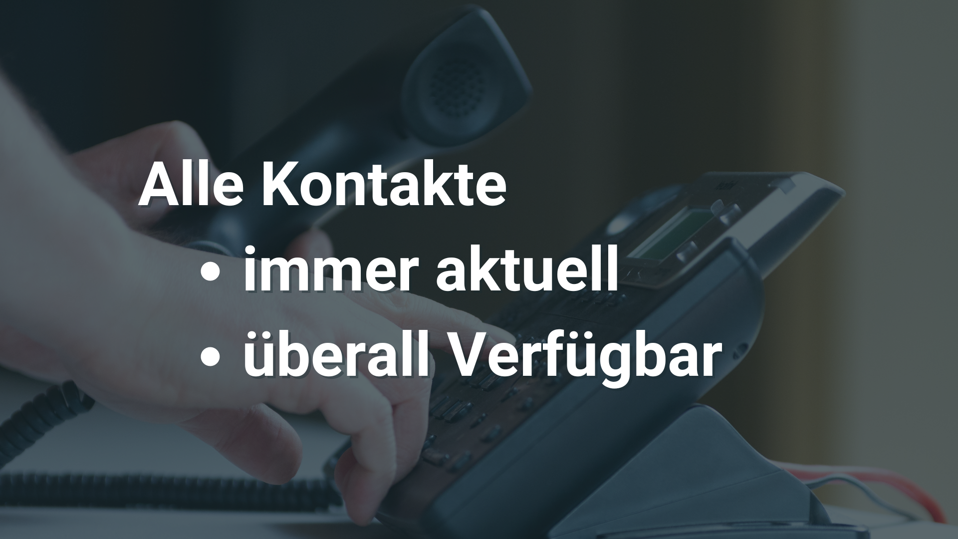 Aktuelle Kontakte auf allen Telefonen mit Yealink und Sipgate